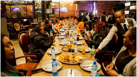 FIFA U-17 Women's World Cup: Zambia's Copper Princesses celebrate return after 10 years with lavish dinner