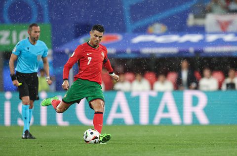 What is Cristiano Ronaldo’s free-kick record at the European Championship?