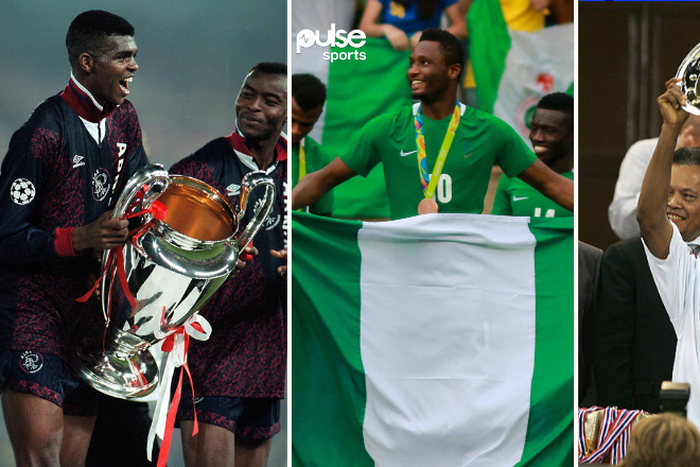 John Mikel Obi looks up to Kanu Nwankwo and Jay Jay Okocha | Imago