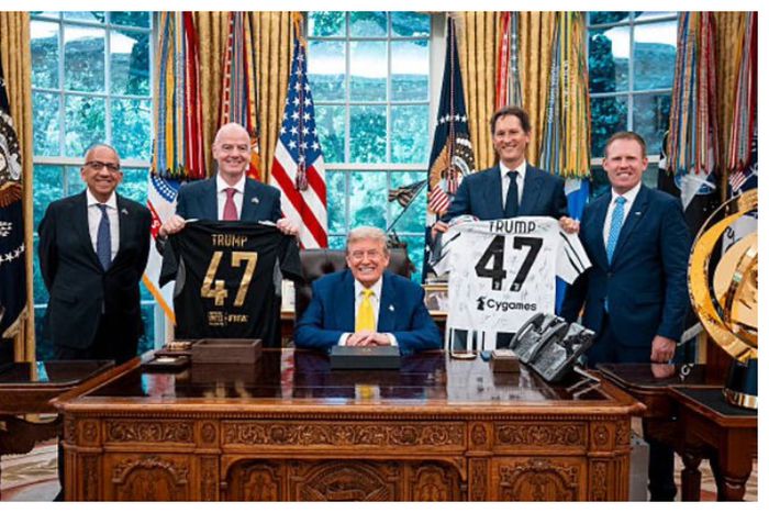 Juventus Players Meet with Donald Trump