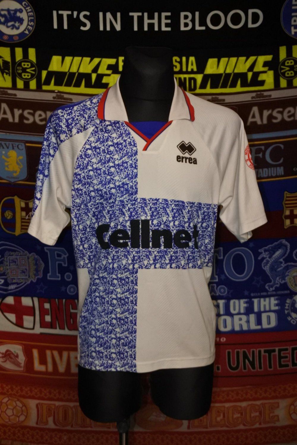 Warriors FC Away football shirt 1996.