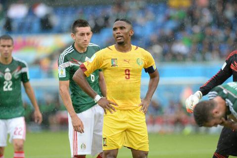 Samuel Eto'o was removed as Cameroon captain after a disappointing 2014 World Cup campaign