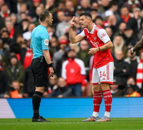 Arsenal's Granit Xhaka was removed as captain in 2019