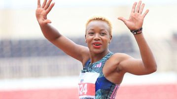 Ferdinand Omanyala’s fiancée Laventa Amutavi makes ambitious quest for long jump excellence