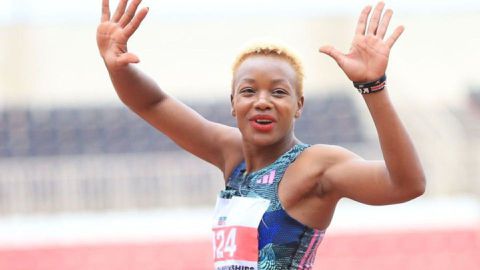 Ferdinand Omanyala’s fiancée Laventa Amutavi makes ambitious quest for long jump excellence