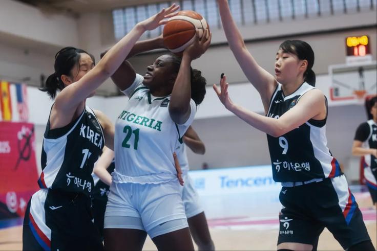 Nigeria's Junior D'Tigress suffer a 79-85 loss to Korea in another classification game at the FIBA U19 Women's World Cup.