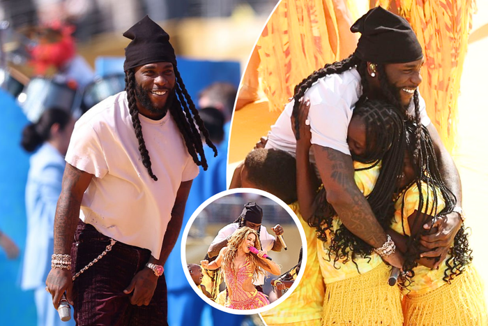 ‘NAIJA NO DEY CARRY LAST!’ — Burna Boy breaks internet with historic World Cup halftime show performance