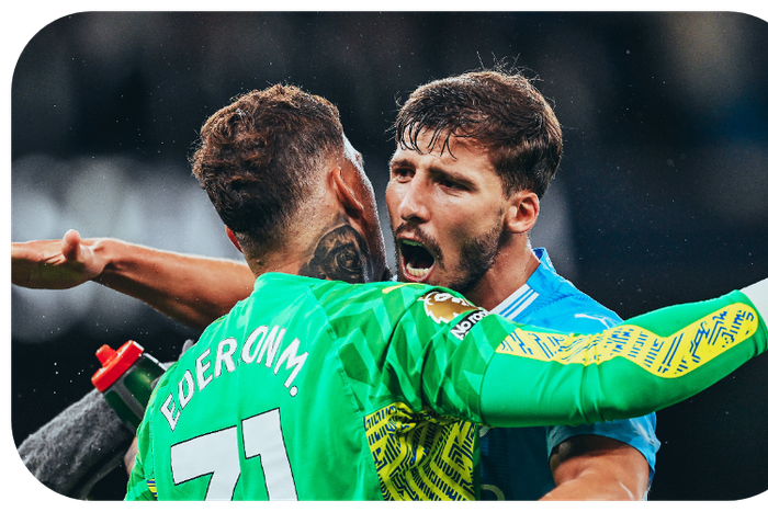 Manchester City keeps second clean sheet || Credit: @mancity/X