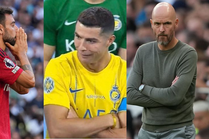 Ronaldo recently led Al Nassr in Saudi Arabia to win the Arab Champions Cup and fans rival fans now use his success to mock Manchester United. (Imago)