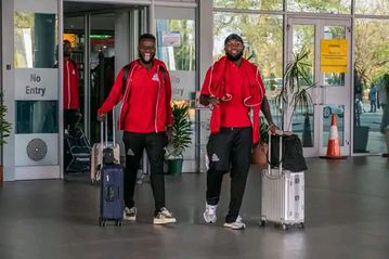 Photos: Vipers players looking spick and span in Botswana for Champions League business