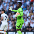 Andre Onana in action against Tottenham || Imago