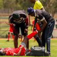 Ulinzi Stars midfielder Lucas Maina injured.