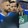 Neymar watched from the stands as Al Hilal and Al Feiha drew 1-1 to the disappointment of the fans.