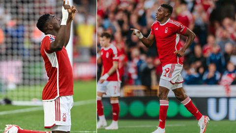 Taiwo Awoniyi: 'It comes from Yeshua' - Super Eagles star celebrates 2nd goal for Nottingham Forest