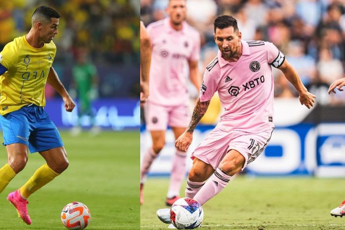 Ronaldo fans will now have to wait to see if Messi will be able to lead Inter Miami to victory in the Leagues Cup final against Nashville.  (Credit - (Instagram/ Inter Miami and Al Nassr)