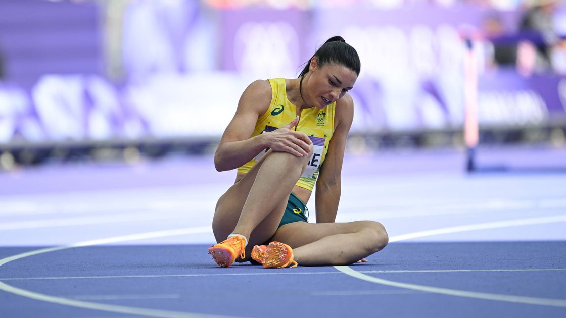 Australian hurdler, famous for warm-up dance, has to undergo surgery after fall at Olympics