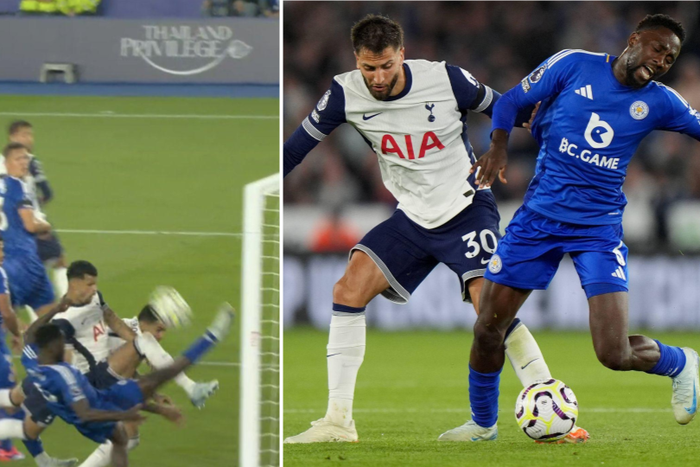 Ndidi saved Leicester's blushes with a superb goalline clearance || Image credit: Imago, X