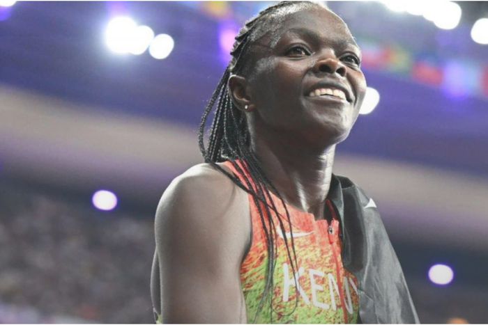 Mary Moraa of Kenya.