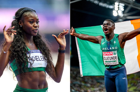 Like Rhasidat Adeleke, Ireland benefits from another speedster of Nigerian descent who's destined for global greatness