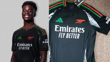 Arsenal’s kit designer reveals what Bukayo Saka promised him after donning ‘Kenyan-inspired’ away shirt