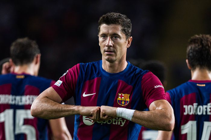 Barcelona's Robert Lewandowski ||  Credit: Imago