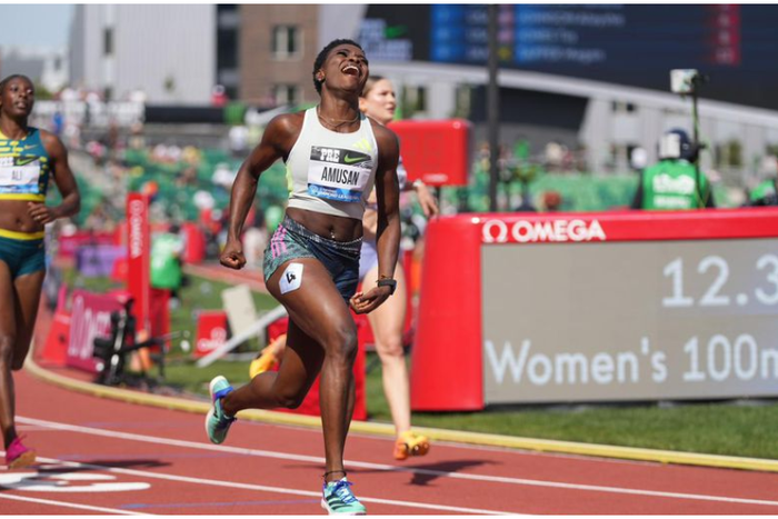 Tobi Amusan won a 3rd consecutive Diamond League trophy with a season-best 12.33s |Pulsesports.ng