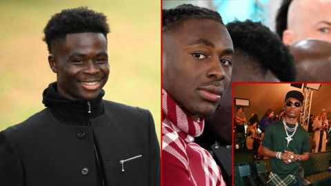 Nigerian excellence: Bukayo Saka links up with Eze, Wizkid to delight fans at London fashion show