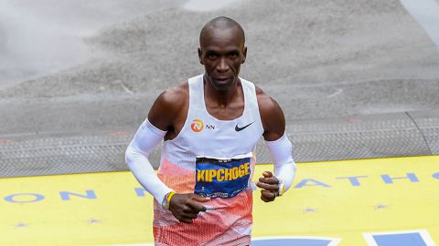 Eliud Kipchoge lands in Germany in style ahead of the Berlin Marathon