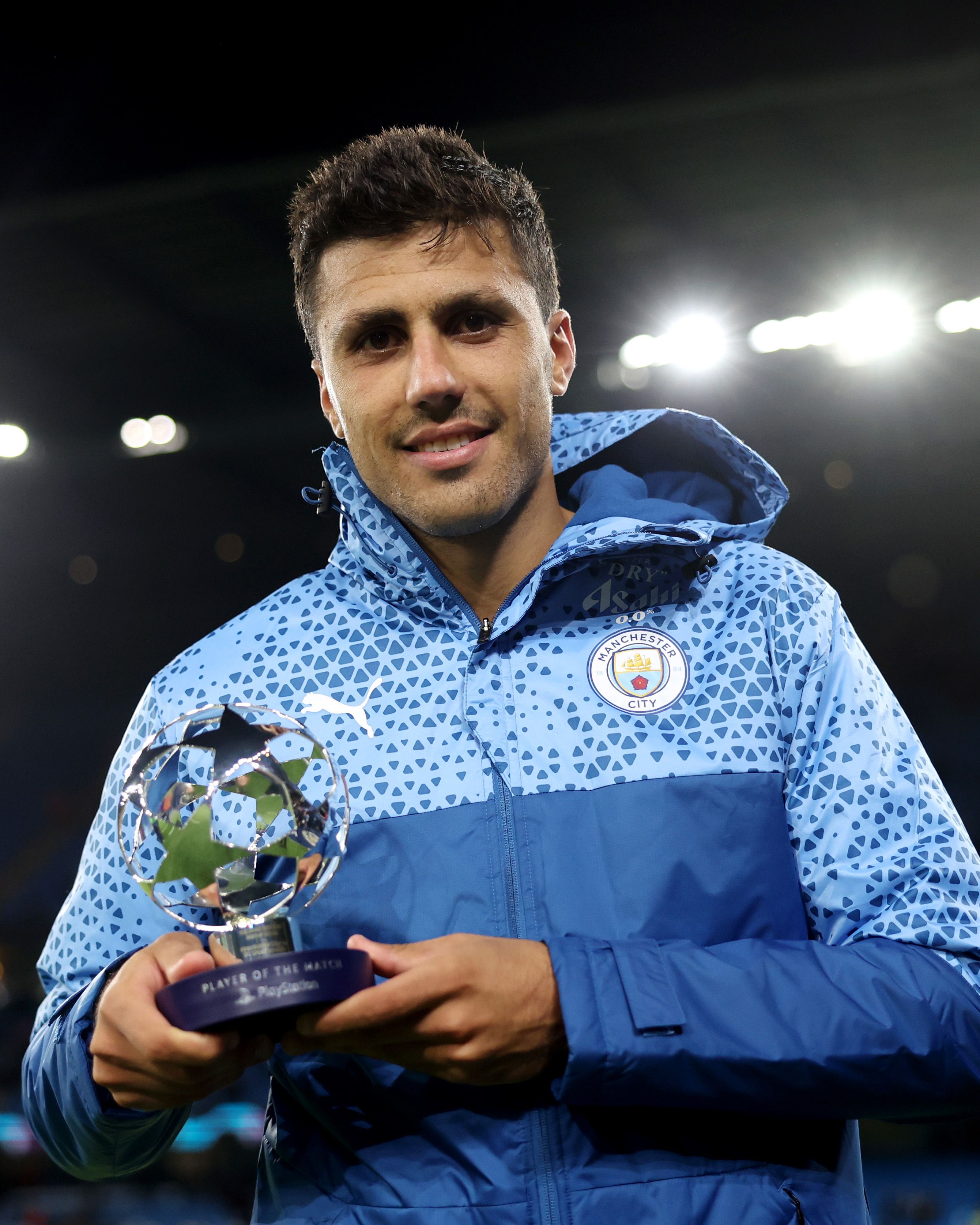 Rodri won the man of the match in Manchester City's victory over Red Star Belgrade || Image credit: Champions League(X)