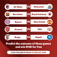 Pulse Sports prediction game: Enter your UEFA Champions League week 1 predictions for a chance to win ₦‎1 million