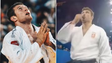 Judo champion PUNISHED for doing ‘sign of the cross’ at Paris Olympics