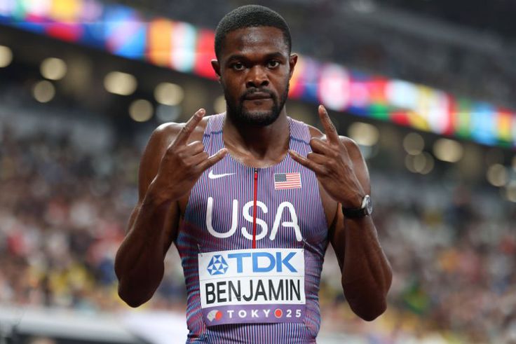 Rai Benjamin Storms to Victory in Men's 400m Hurdles Final as Karsten Warholm Fizzles Out