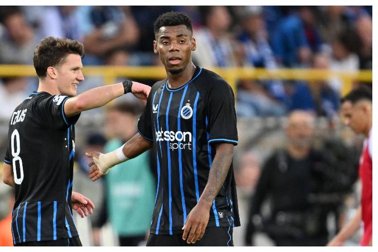 Club Brugge coach clears the air on Onyedika's angry reaction