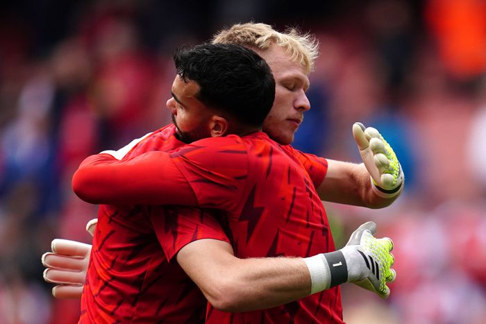 Ramsdale and David Raya