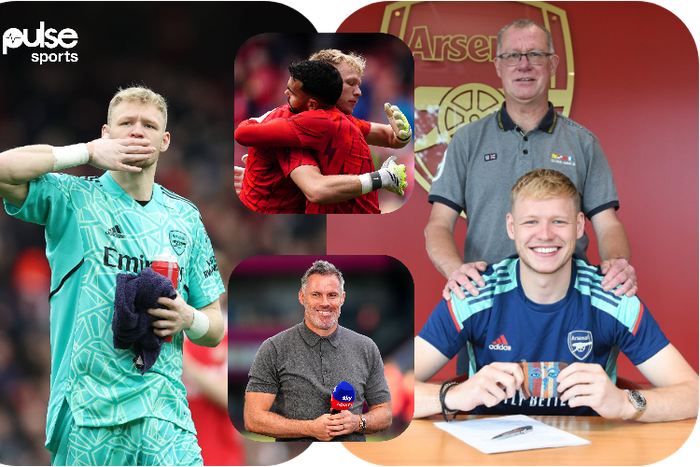 Ramsdale speaks about his dads altercation with Carragher