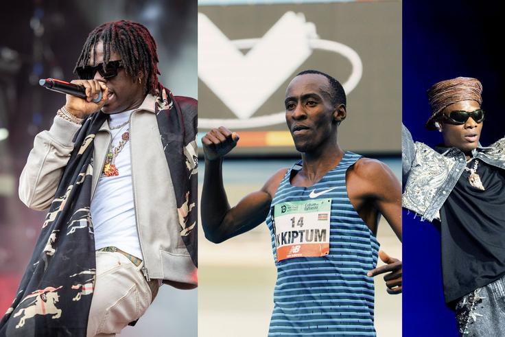 Kelvin Kiptum joins Wizkid, Rema to be among most talked about personalities this week in Nigeria