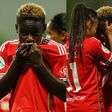It took Ucheibe just eight minutes after her introduction to score the last goal of the game. X/Benfica