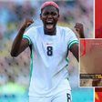 Asisat Oshoala shows off flowers from mystery lover to spark dating rumours