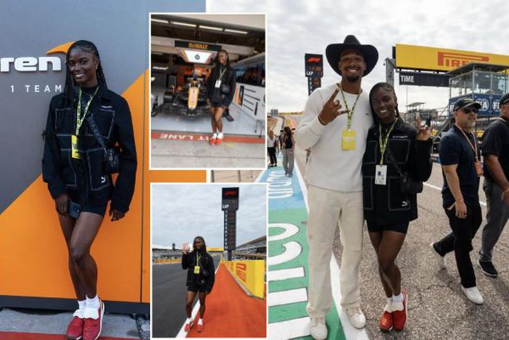 Keeping up with off-season activities: Olympic champion Julien Alfred makes Formula 1 debut in Texas