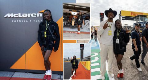 Keeping up with off-season activities: Olympic champion Julien Alfred makes Formula 1 debut in Texas