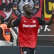 Victor Boniface celebrates scoring against Frankfurt | Imago