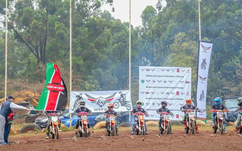 Team Kenya flagged off for 2024 FIM Africa motocross championship