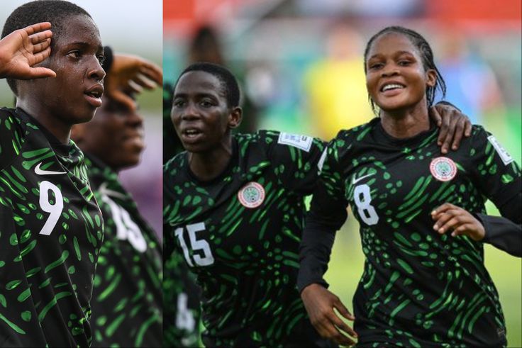 In their 2nd group game, Nigeria's Flamingos advanced to the knock stage of the FIFA U-17 Women's World Cup with a  4-0 win against Ecuador.