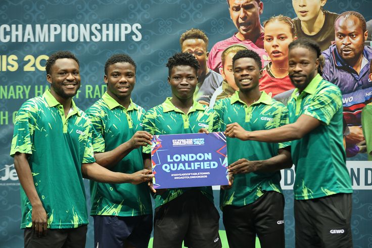 Egypt, Nigeria, Tunisia, Algeria secure spots for London 2026 ITTF World Team Championships