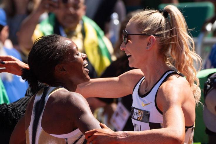on the Fearless Lesson Faith Kipyegon Taught Her After Breaking4 Attempt