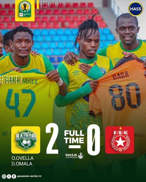 Nairobi United Stun Alphonce Omija's ES Sahel in Nairobi to Edge Closer to Historic CAF Confederation Cup Group Stage
