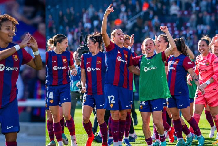 At the Estadi Olimpic Lluis Companys on Sunday afternoon, Barcelona Femeni crushed Real Madrid Femenino 5-0 in a Clasico to maintain their undefeated record. X/Barcelona Femeni