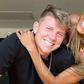 Hunter Woodhall reacts as Tara Davis-Woodhall reveals the dream she gave up