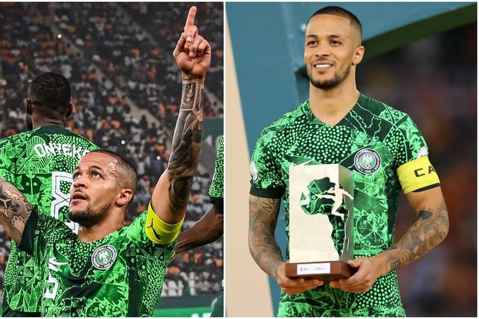 Nigeria's captain William Troost-Ekong.