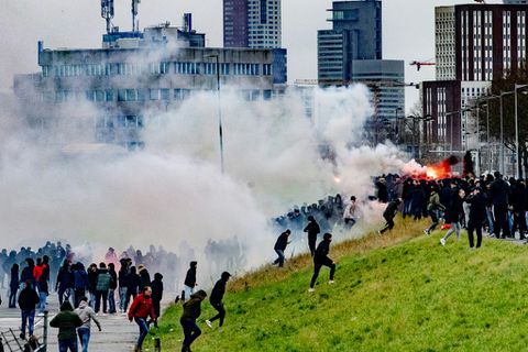 Dutch police arrest 64 after Feyenoord-Ajax violence